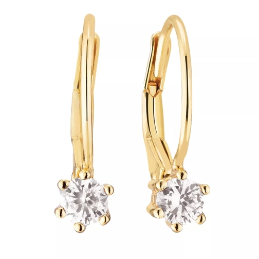 Sif Jakobs Jewellery Rimini Earrings 18 Carat Yellow Gold Ohrhänger