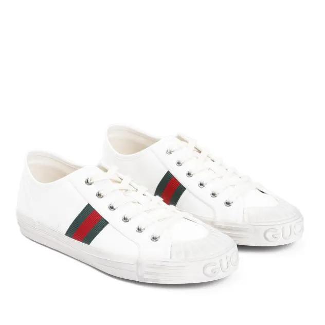 Gucci Low-Top Sneaker - Julio Sneakers - Gr. 9 - in Weiß - für Damen