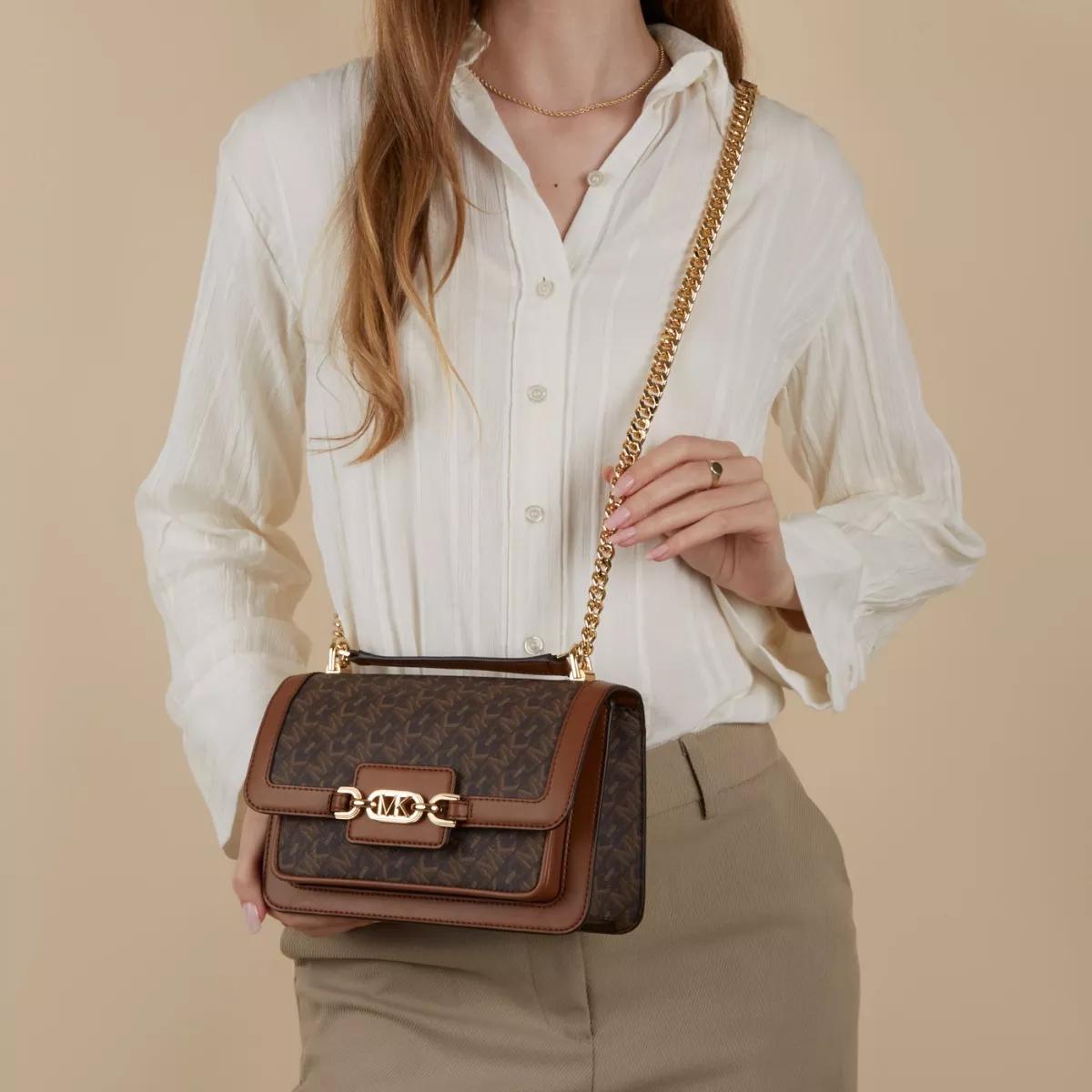 Michael Kors Hobo bags Heather Schultertasche in bruin