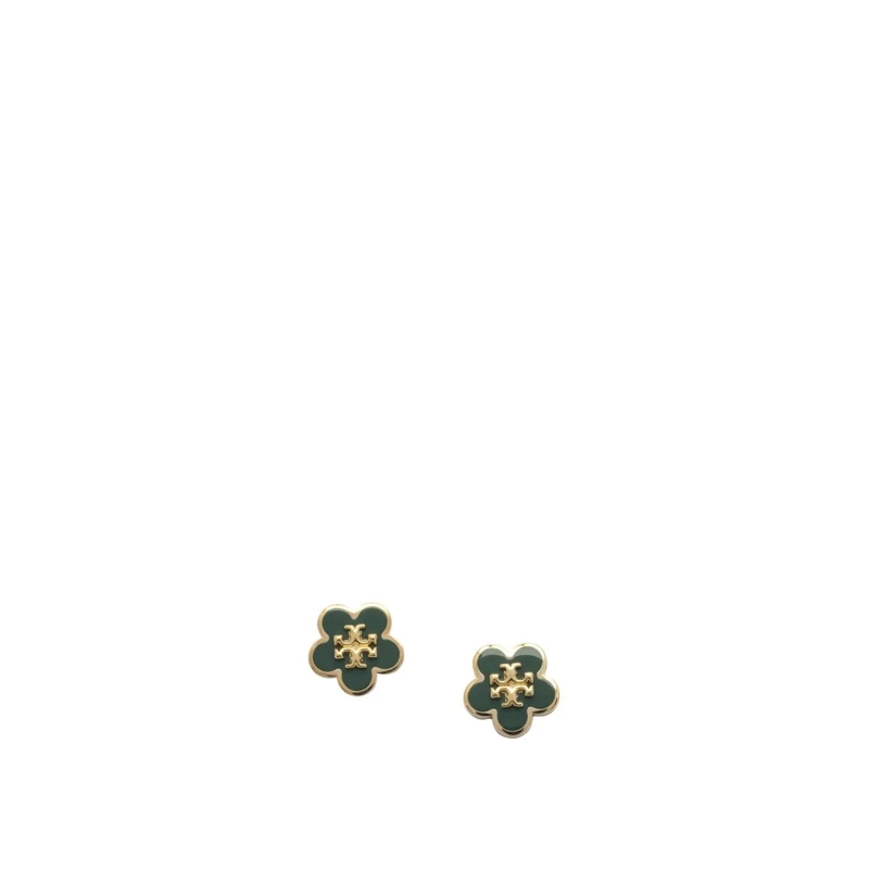 Tory Burch Boucles d'oreilles à tige Flower-Shaped Stud Earrings With Gold Tone And Ena Not Applicable
