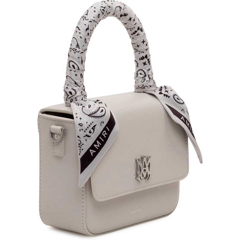 Amiri Fourre-tout Borsa Micro MA con Foulard taupe(Image 3)