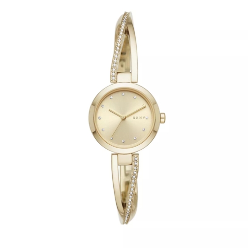 DKNY Crosswalk Three-Hand Stainless Steel Watch gold Montre à quartz