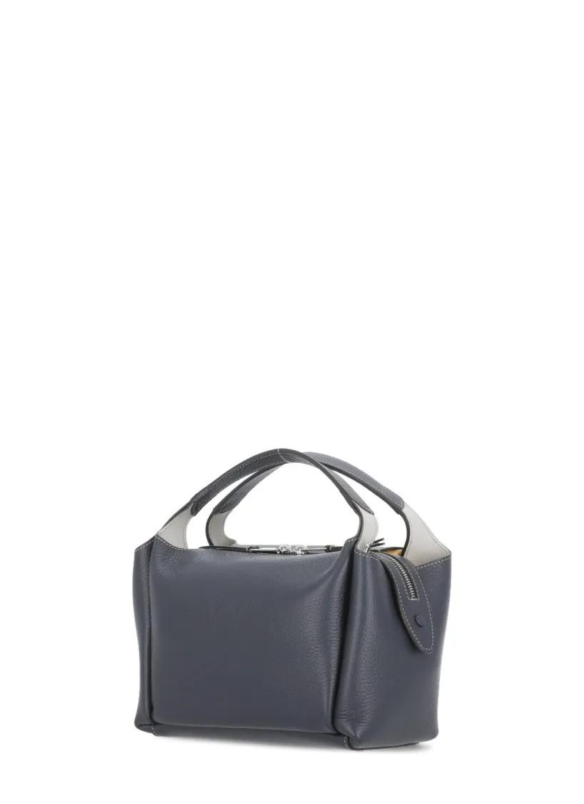 TOD'S Hobo bags Blue Leather Hand Bag in blauw