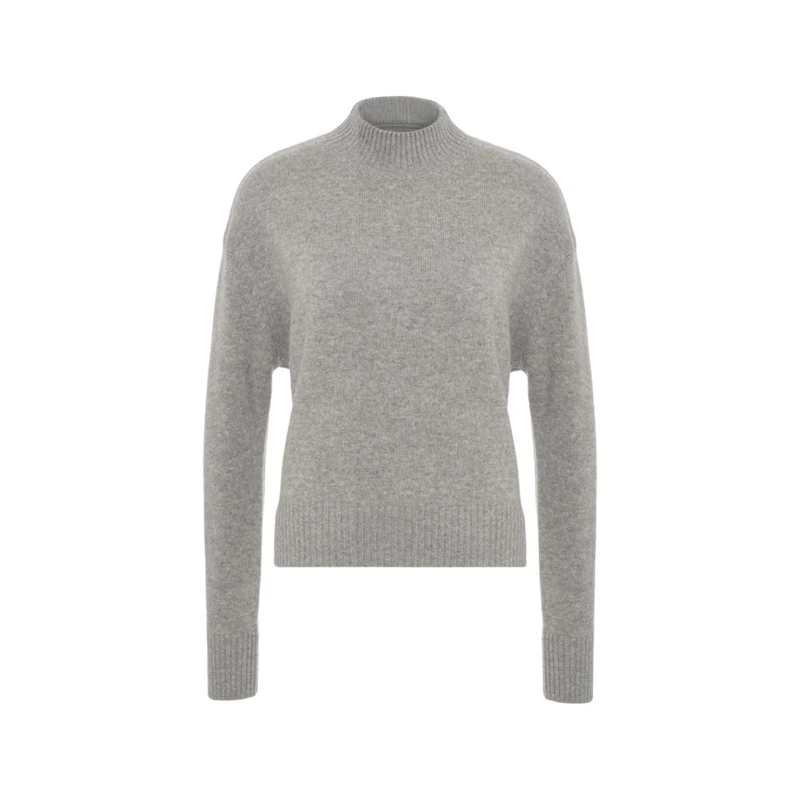 Kaos Rollkragenpullover Light Grey Wool Turtleneck Sweater Grey
