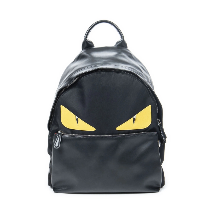 Fendi Crossbody Bag Monster Eyes Backpack schwarz