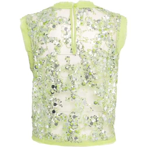 Baum Und Pferdgarten T-shirts Sequined top 'Manira' grün (Image 2)