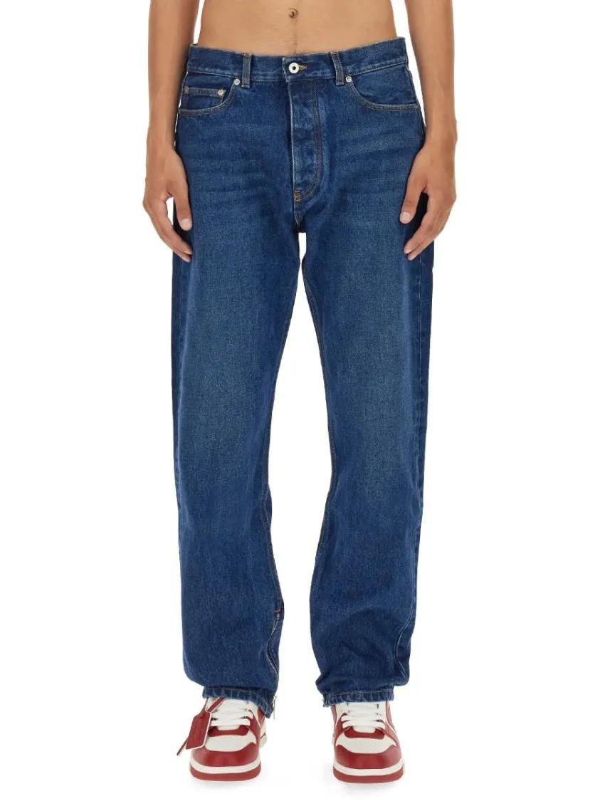 Thumbnail - Off-White - Skate Fit Jeans - Größe 31 - blau