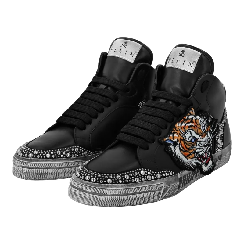 Philipp Plein Low-Top-Sneaker Hightop-Sneaker Retrokickz schwarz