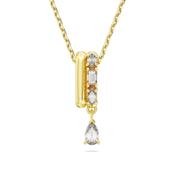 Swarovski Dextera pendant, Mixed cuts, Gold-tone plated White | Anhänger Swarovski Dextera pendant, Mixed cuts, Gold-tone plated White | Anhänger