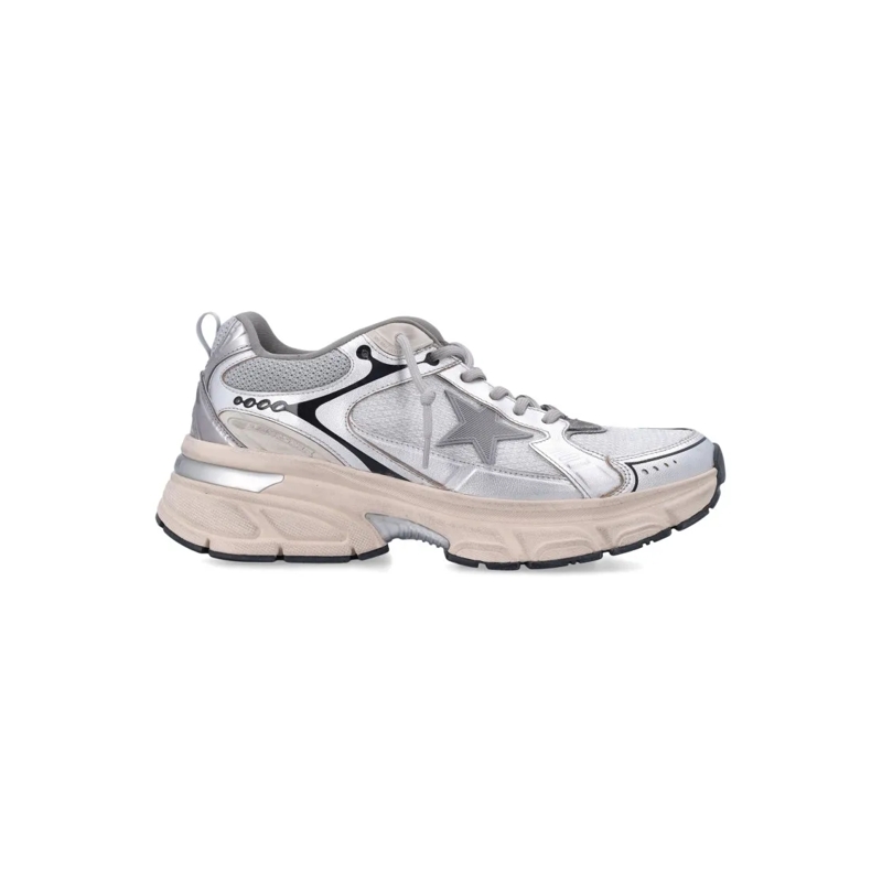 Golden Goose Low-Top-Sneaker Lightstar Metallic Sneakers With Molded Star Motif Pink
