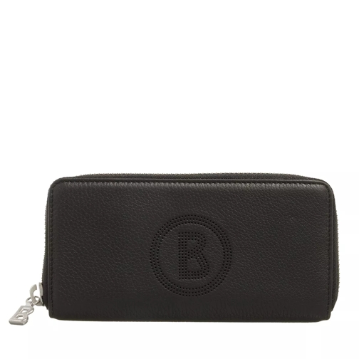 Bogner Sulden Ela Purse Lh13Z Black Zip-Around Wallet