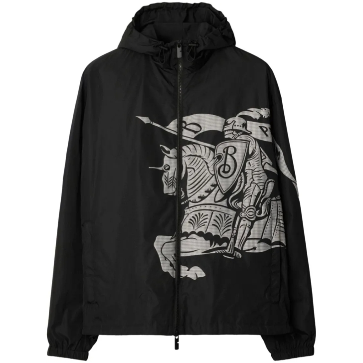 Black burberry hoodie online