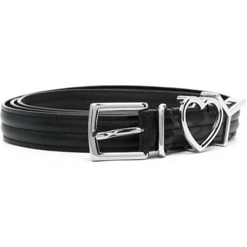 Y/Project Ceinture Wire Y Heart Belt 25 Mm Black/silver schwarz