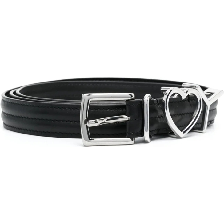 Y/Project Wire Y Heart Belt 25 Mm Black/silver schwarz | Gürtel