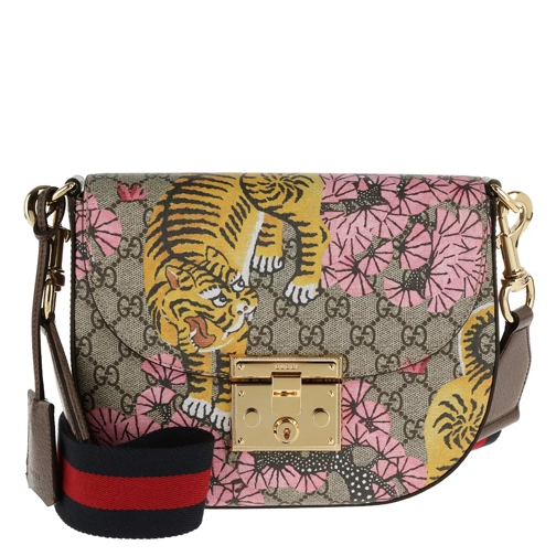 Gucci Borsa Padlock Bengal Shoulder Bag Beige/Ebony Crossbody Bag
