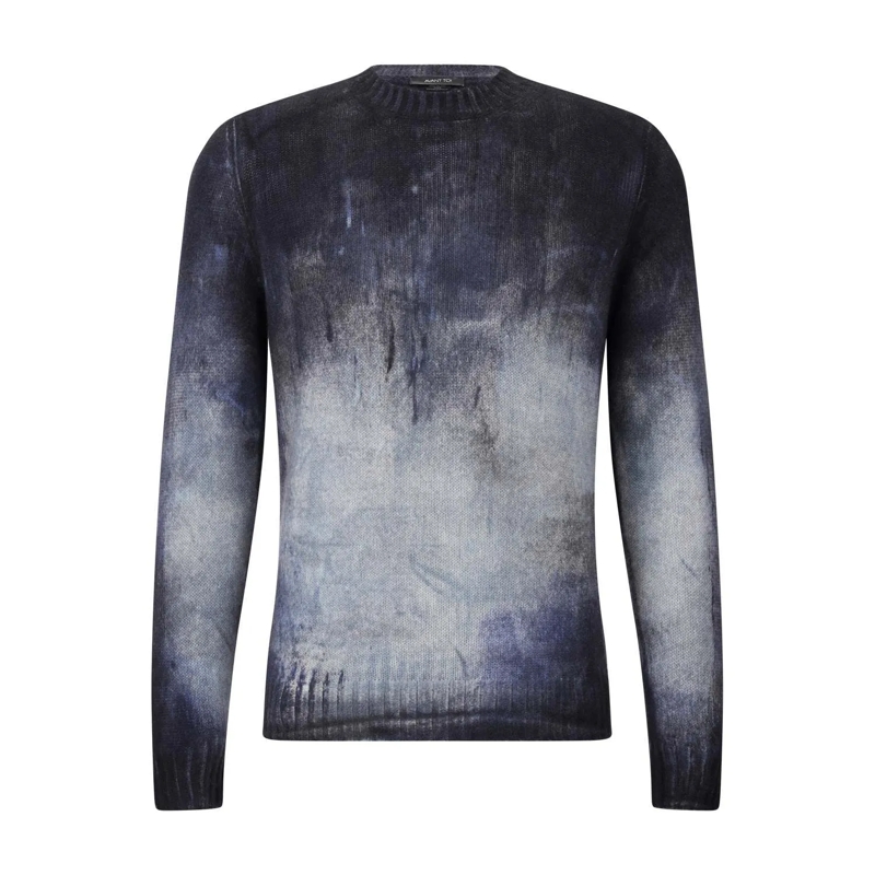 CALIBAN Trui Strickpullover aus Kaschmir blau