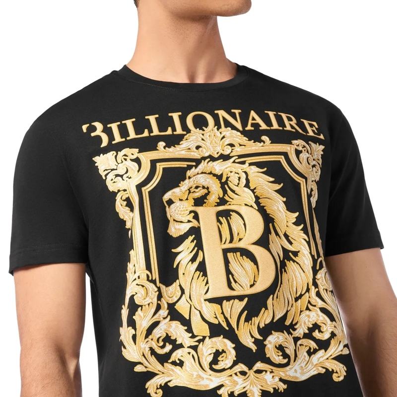 BILLIONAIRE T-Shirt T-Shirt Rundhalsausschnitt Ss Lion schwarz(Image 4)