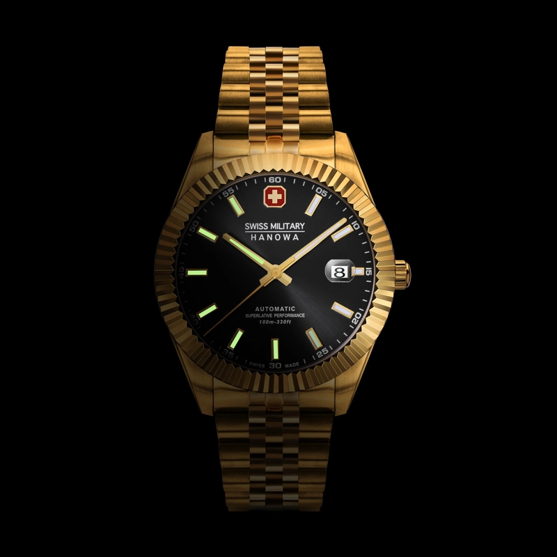 Swiss Military Hanowa Automatikuhr Automatikuhr Diligenter gold(Image 4)