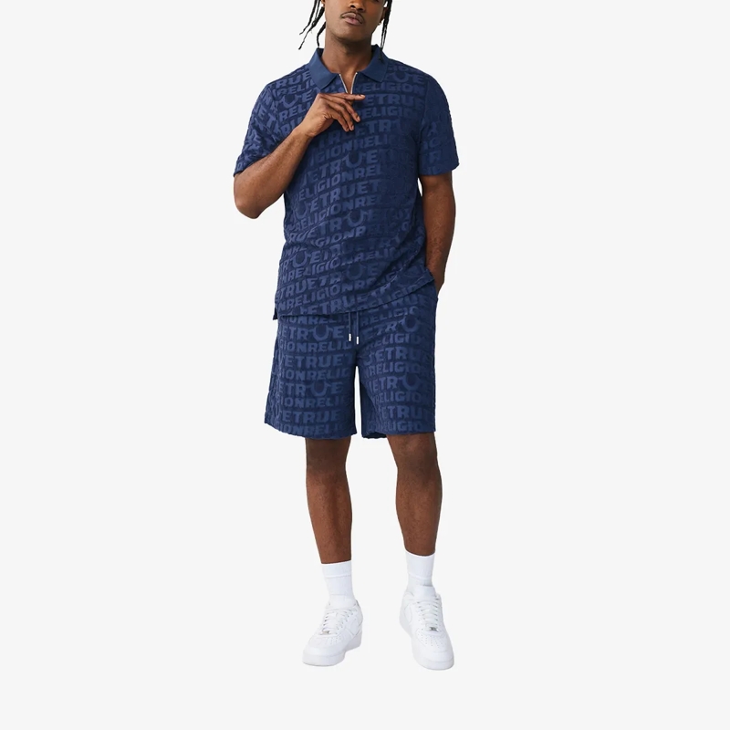 True Religion Shorts Shorts TERRY dunkel-blau(Image 2)