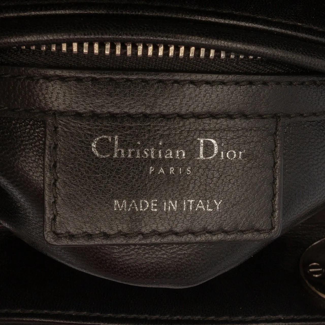 Thumbnail - Christian Dior Hobo Bags - Medium Lambskin Sequin Embellished Lady Dior - Gr. unisize - in Schwarz - für Damen