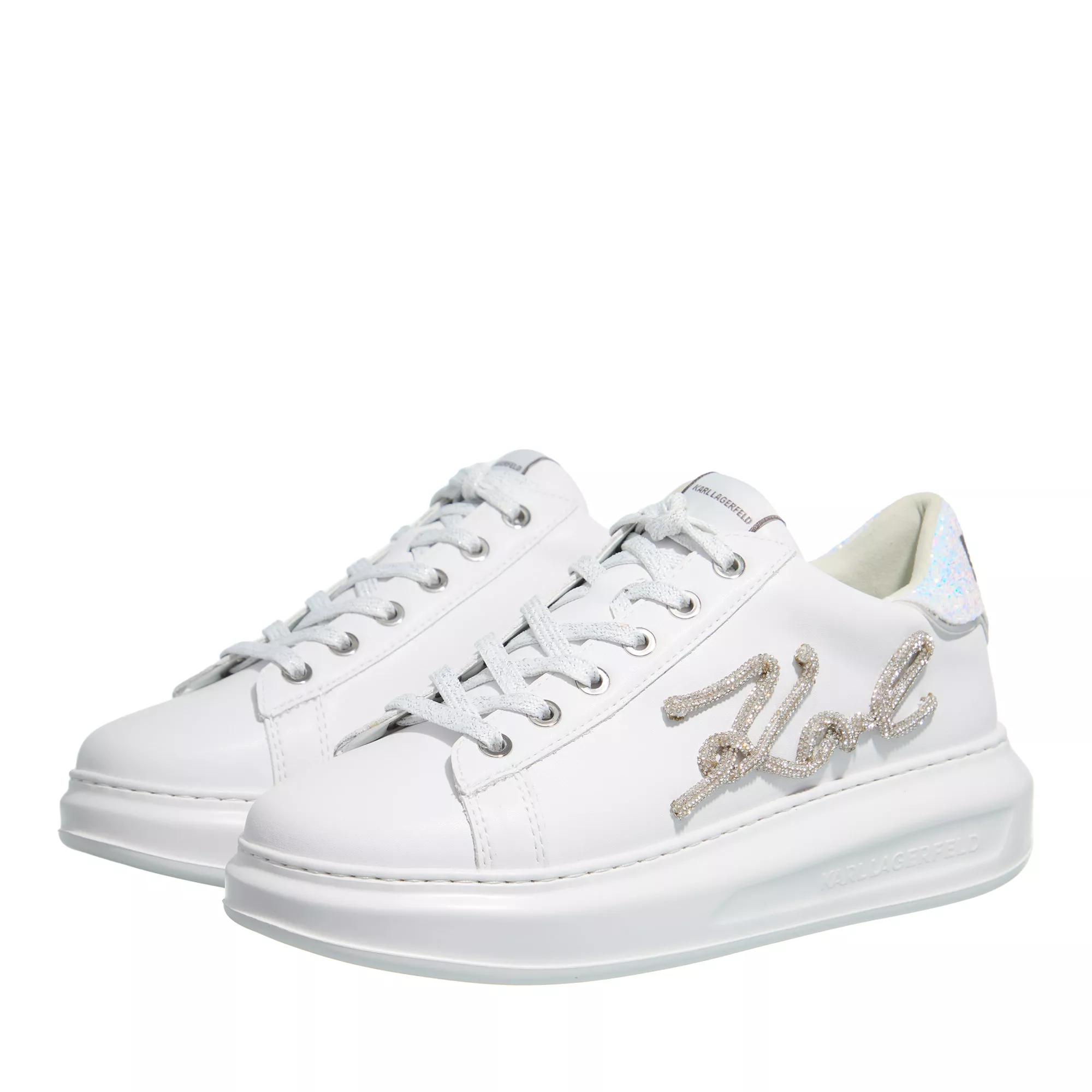 Karl Lagerfeld Sneakers - KAPRI Signia Rhinestone Lo - Gr. 41 (EU) - in Weiß - für Damen