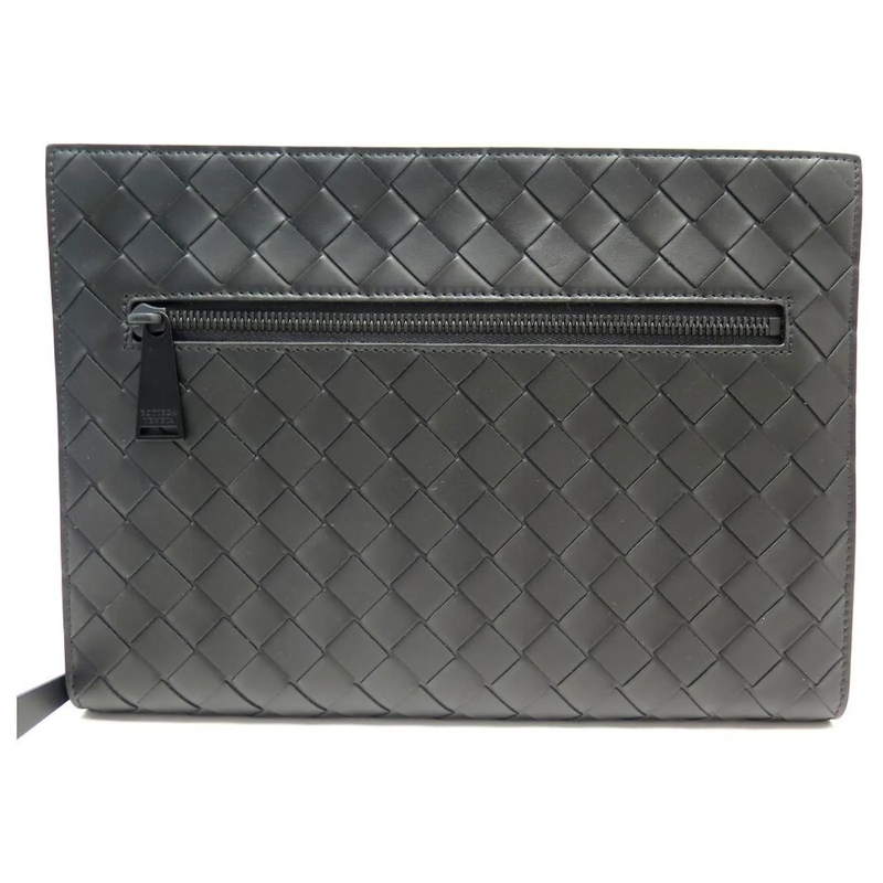 Bottega Veneta Clutch NEUE BOTEGA VENETA DOKUMENTENHÃœLLE 601056 AUS SCH schwarz