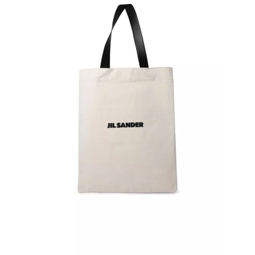 Jil Sander Shopping Logo Neutrals Tote