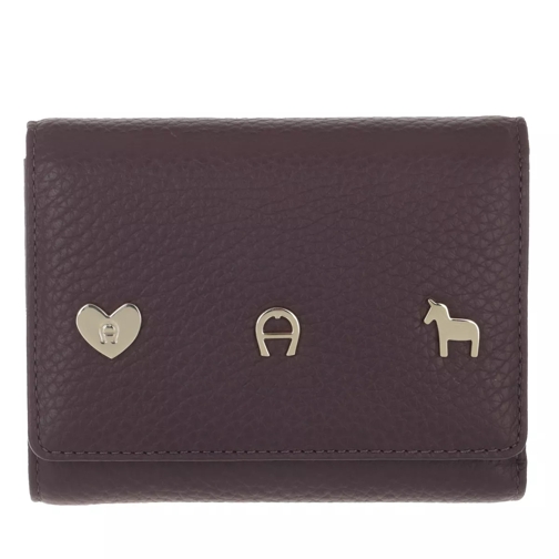 AIGNER Fashion Wallet Plum Vikbar plånbok