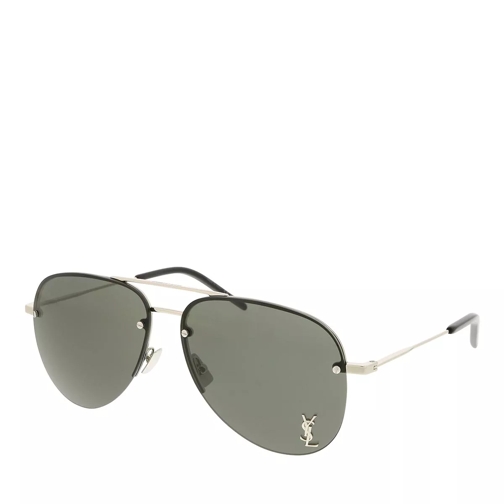 Saint Laurent CLASSIC 11 M Silver-Silver-Grey Sunglasses