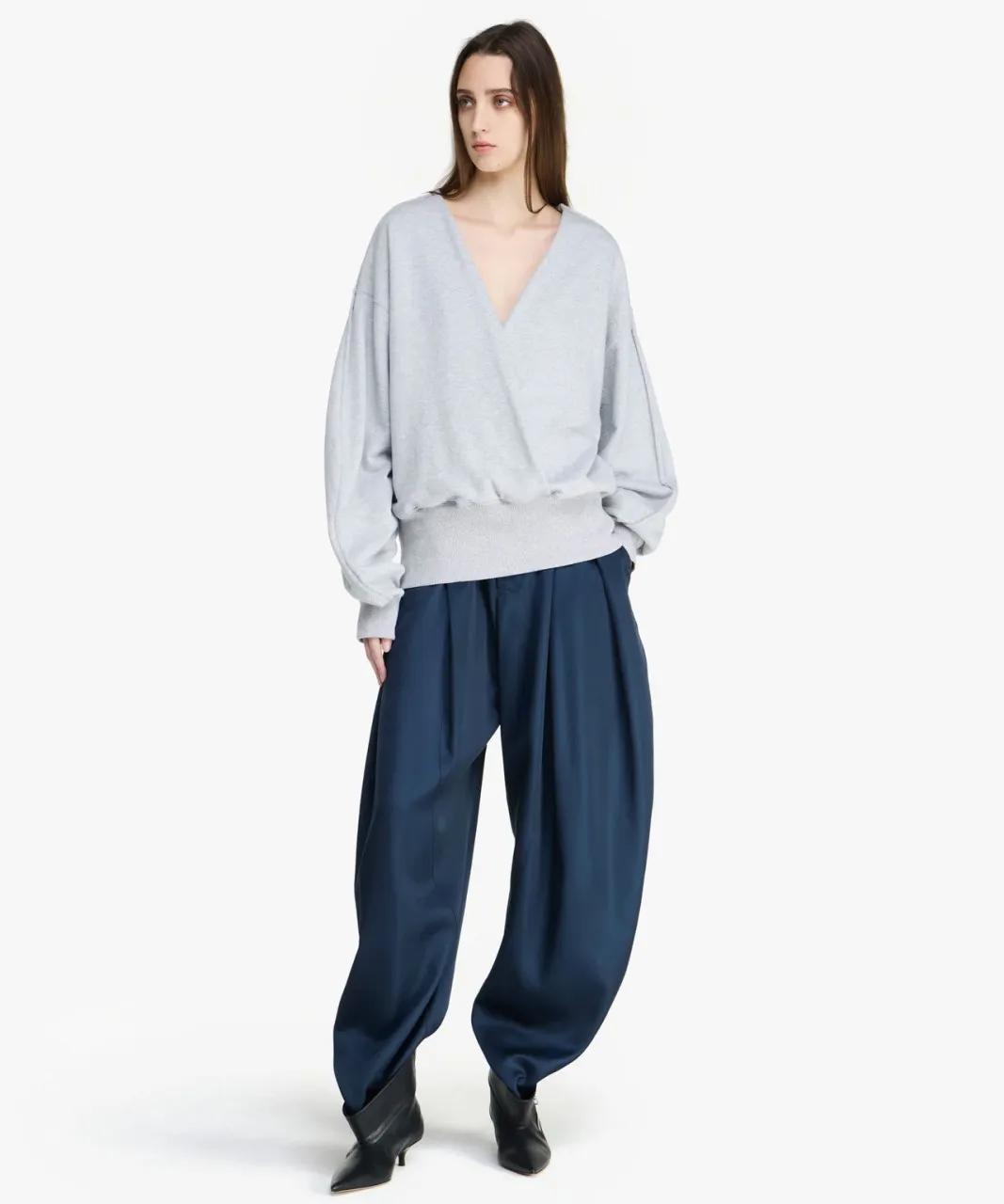 Thumbnail - J.W.Anderson - JW ANDERSON Graues, Wrap-Sweatshirt - Größe M - multi