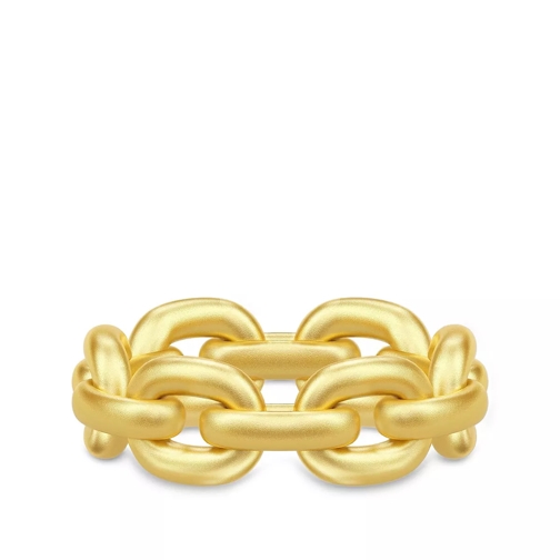 Julie Sandlau Link Chain Ring Yellow Gold Statement Ring