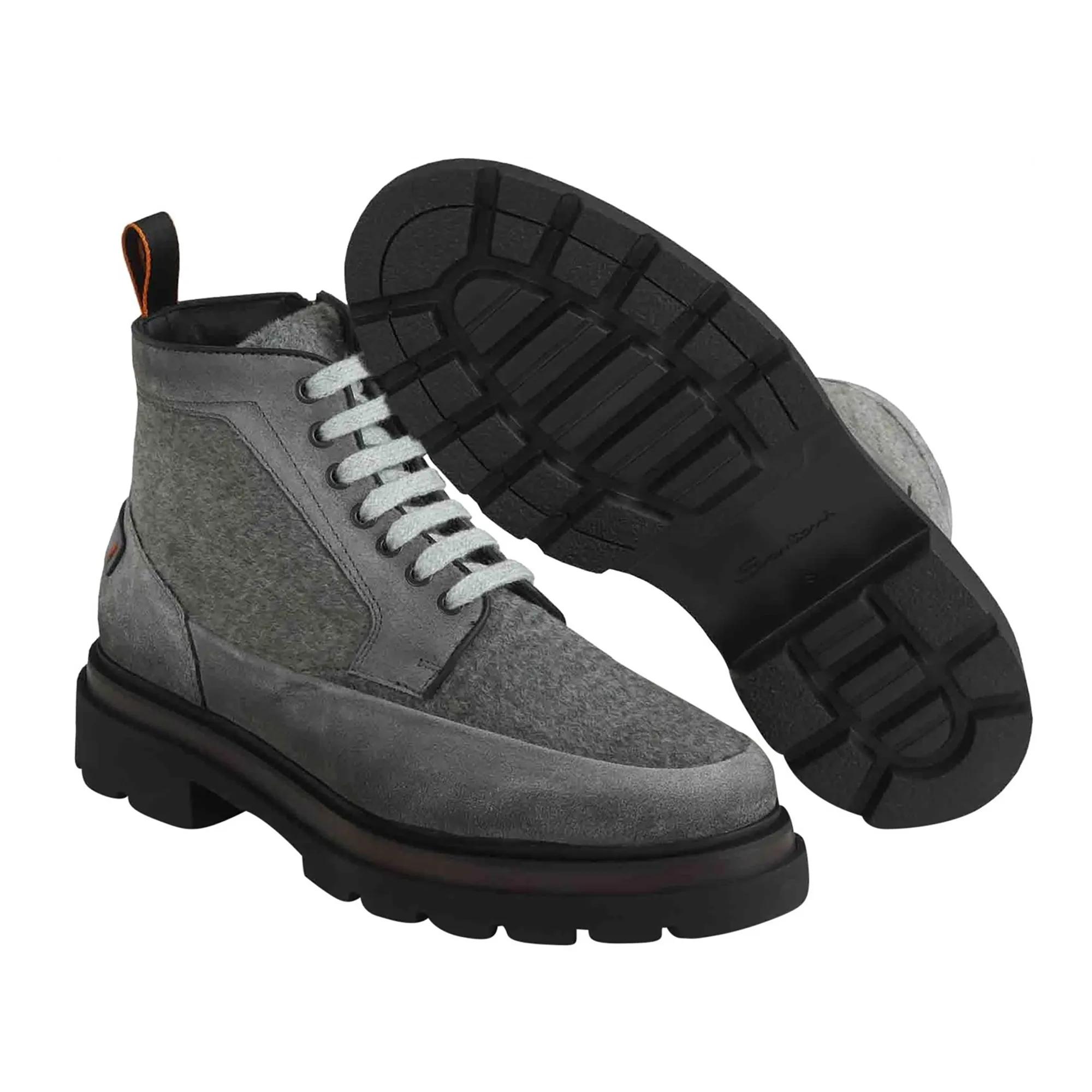 Santoni Boots Develop Suede Boots in meerkleurig