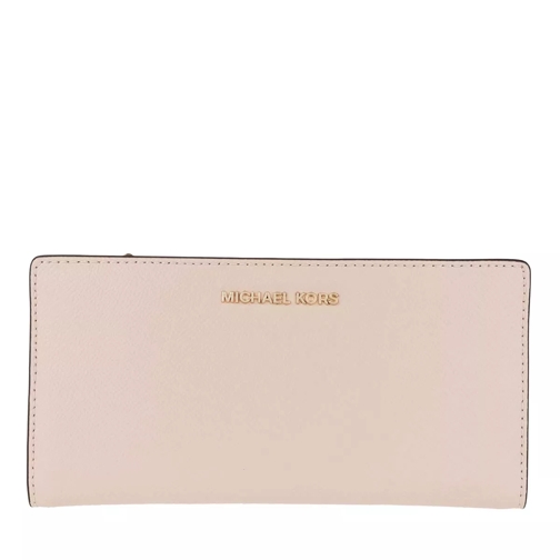 MICHAEL Michael Kors Jet Set Large Card Case Carryall Softpink Continental Wallet-plånbok