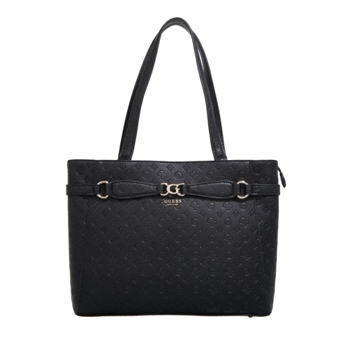 Guess Arlena Logo Noel Tote Black Logo Tote