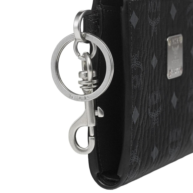MCM Porte-cartes Aren Visetos Card Case Sml Bk Black(Image 2)
