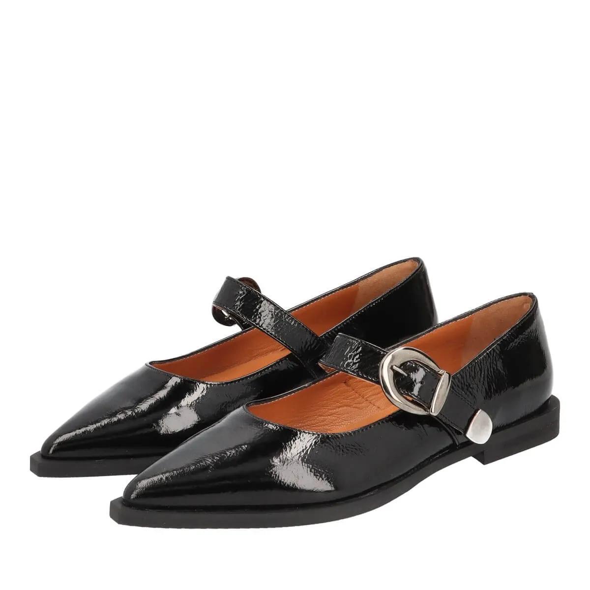 Thea Mika Loafers & Ballerinas - Ballerinas - Gr. 37 (EU) - in Schwarz - für Damen