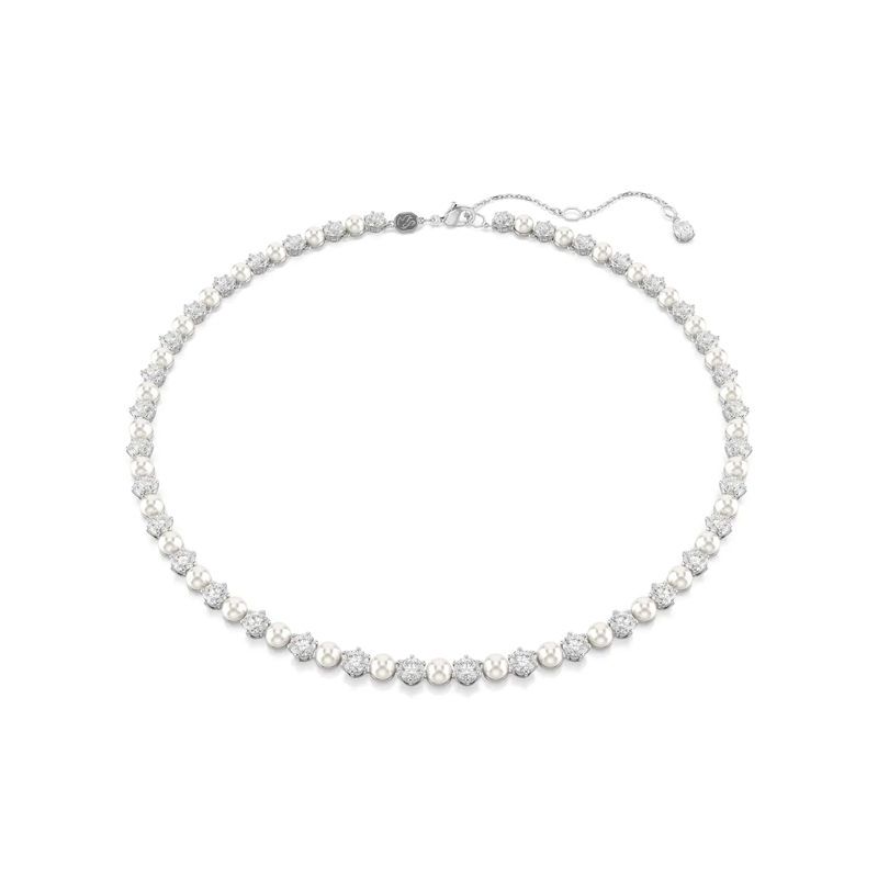 Swarovski Medium Halsketting Matrix Kette Silber