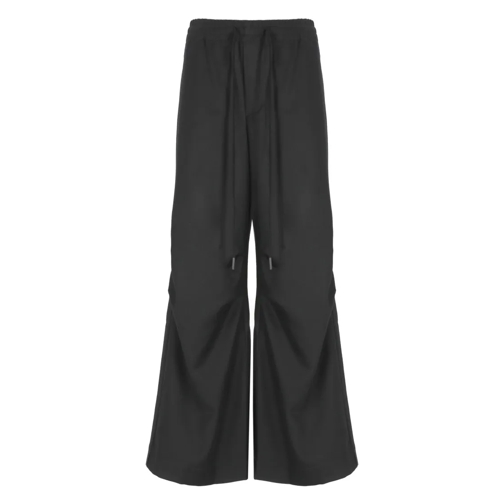 Andrea Ya'aqov  Black Virgin Wool Pants Black