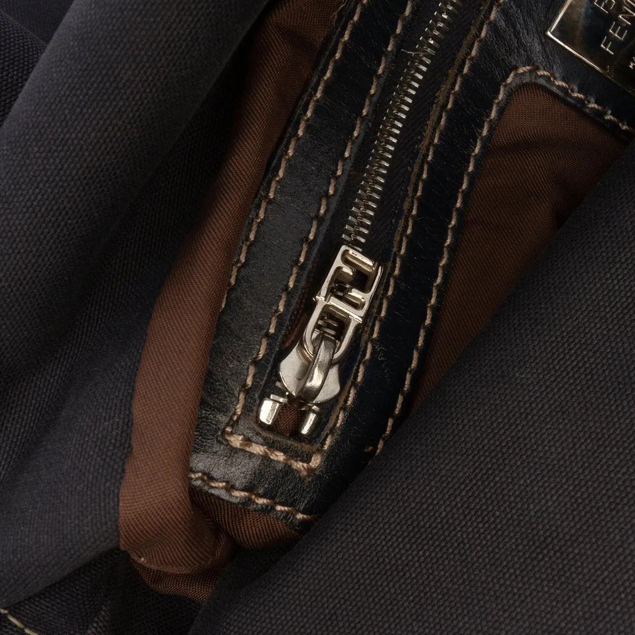 Thumbnail - Fendi Hobo Bags - Canvas FF Marble Double Flap Shoulder Bag - Gr. unisize - in Blau - für Damen