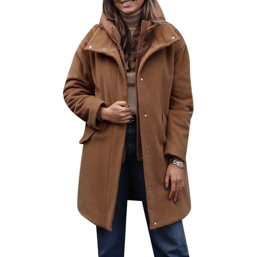 Woolrich Veste de transition Kuna IN Parka Dark Camel beige