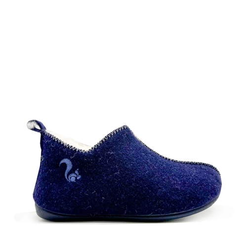 thies Pantoffel thies 1856 ® Kids Wool Slipper Boot dark navy (K) blau