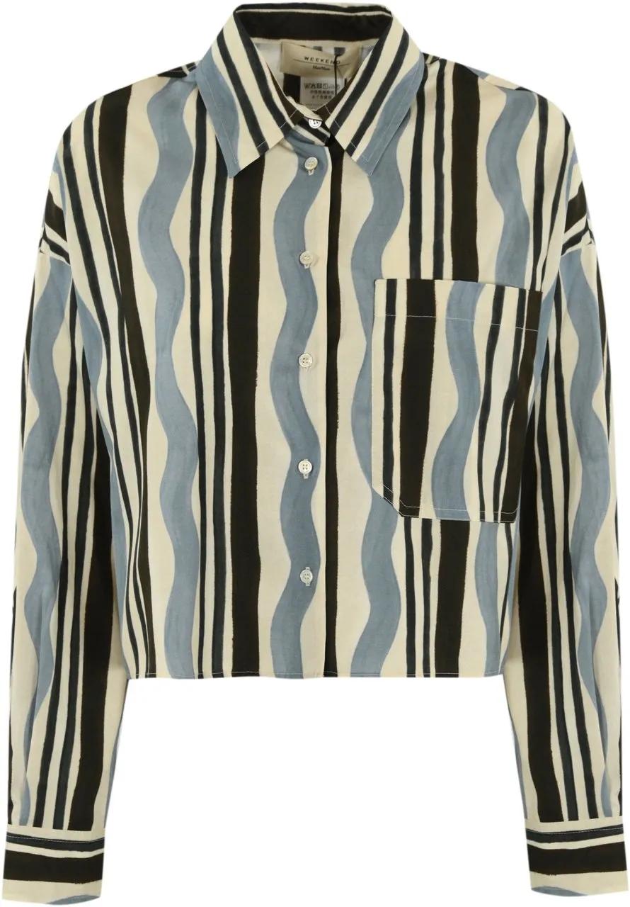 Thumbnail - Max Mara - Shirts Dis Riga Onda - Größe 40 - bunt