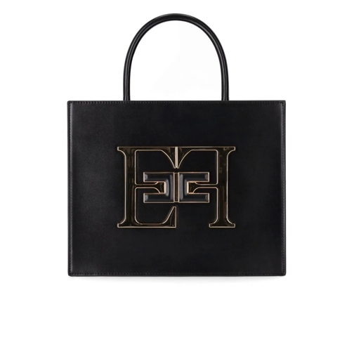 Elisabetta Franchi Sac à provisions ELISABETTA FRANCHI SCHWARZE HANDTASCHE MIT MAXI LO schwarz