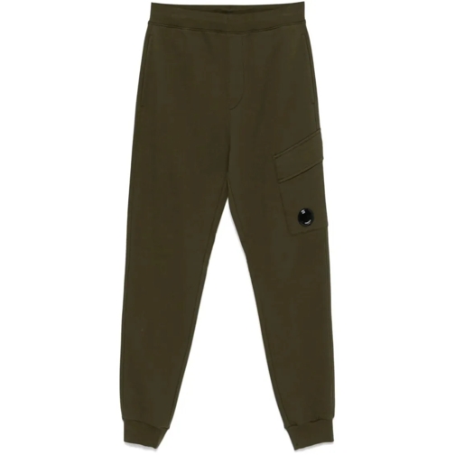 CP Company Jogginghosen Lens-Detail Cargo Track Pants Green