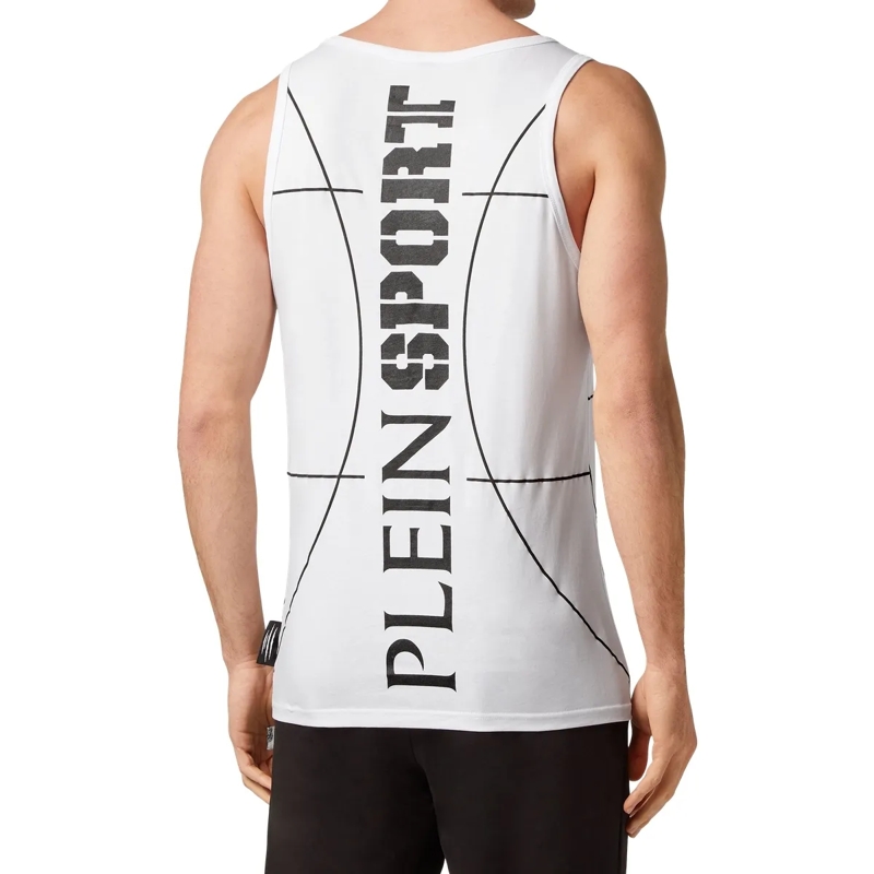 Plein Sport Top Tanktop Tiger weiss(Image 3)