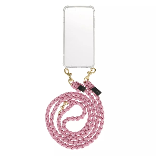 fashionette Smartphone iPhone 6 Plus Necklace Braided Rose Étui pour téléphone portable