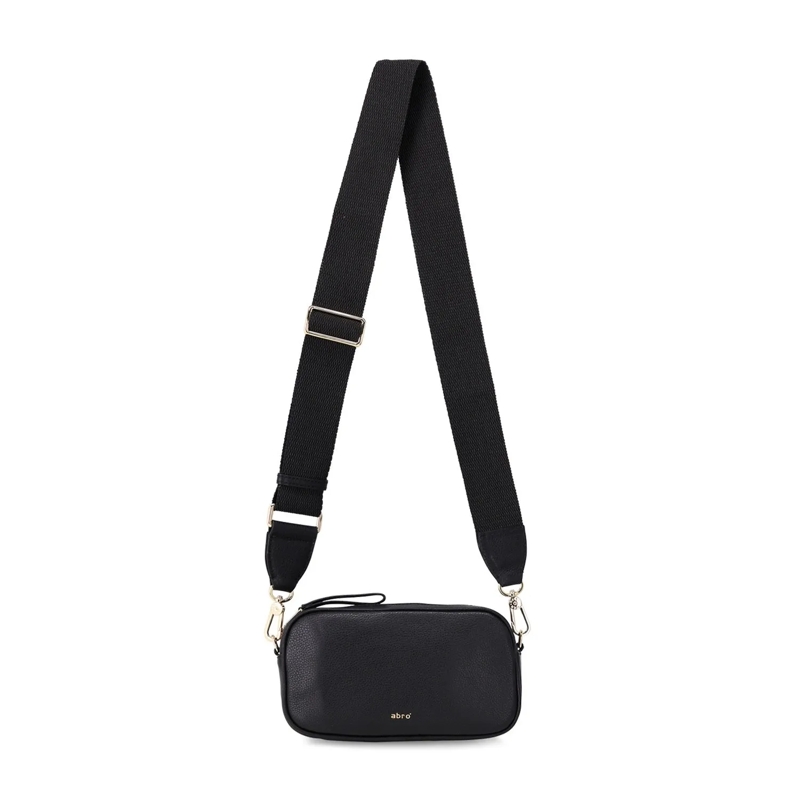 Abro Fourre-tout Umhängetasche Tina Schwarz / Gold
