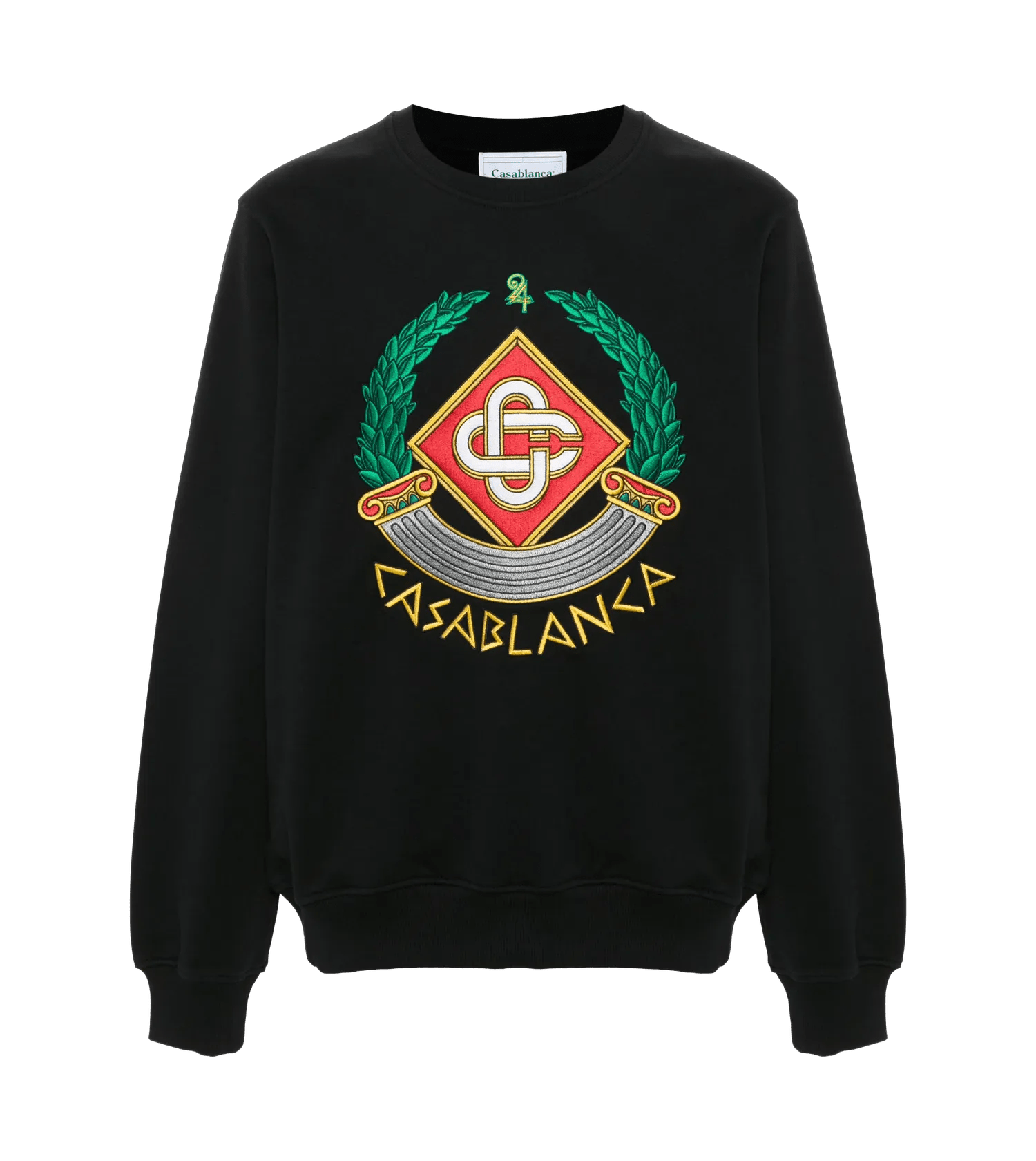 Casablanca - Sweatshirt mit Casa Crest-Stickerei - Größe L - multi