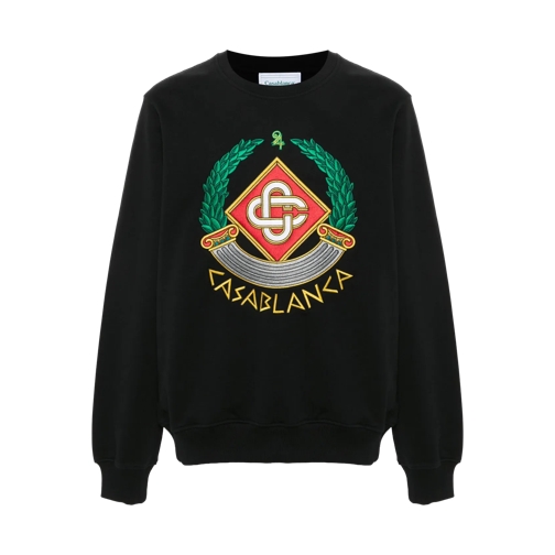 Casablanca Truien Sweatshirt mit Casa Crest-Stickerei CASA CREST CASA CREST