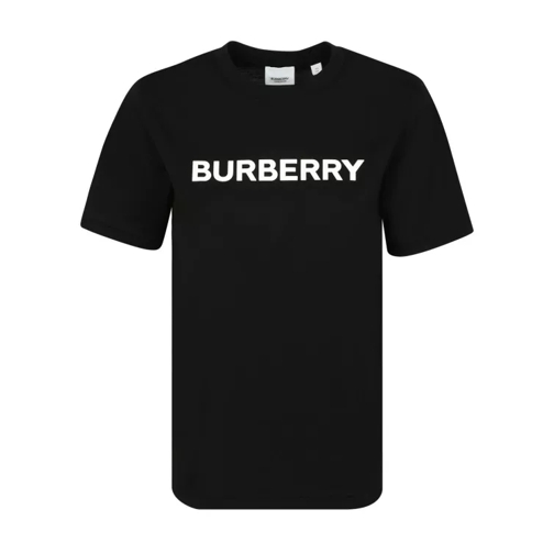 Burberry Black Cotton T-Shirt Black T-Shirts
